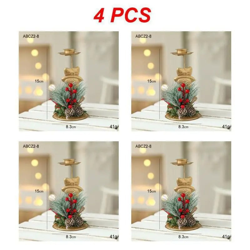 Christmas Snowman Candle Holder