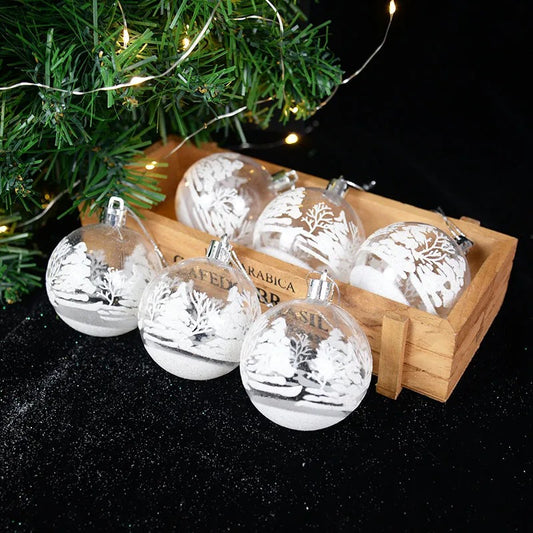 Decorative Christmas Baubles 6Pcs