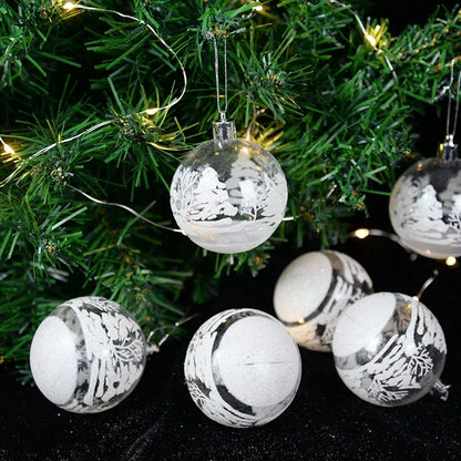 Decorative Christmas Baubles 6Pcs