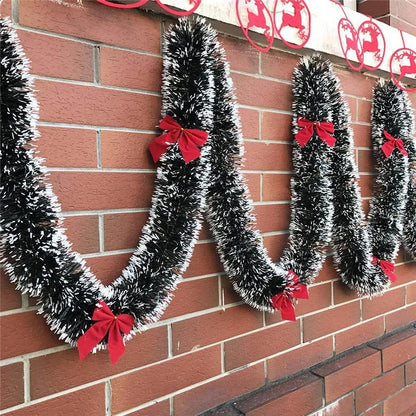 Decorative Tinsel with Bow