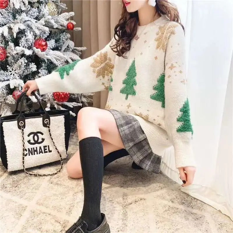 Women's Oversized Christmas Jumper