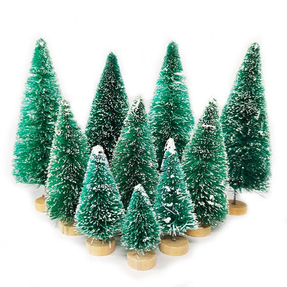 8 Pcs Mini Christmas Tree