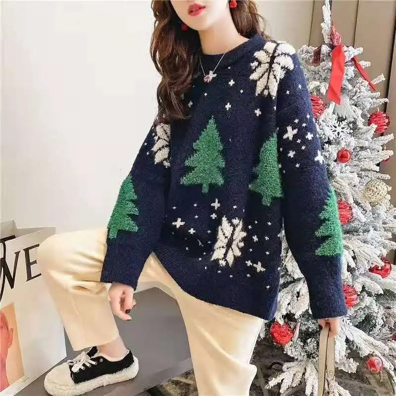 Women's Oversized Christmas Jumper