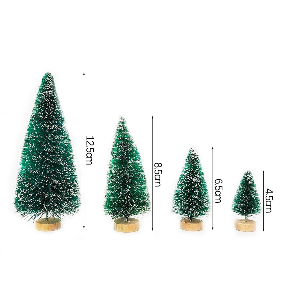 8 Pcs Mini Christmas Tree