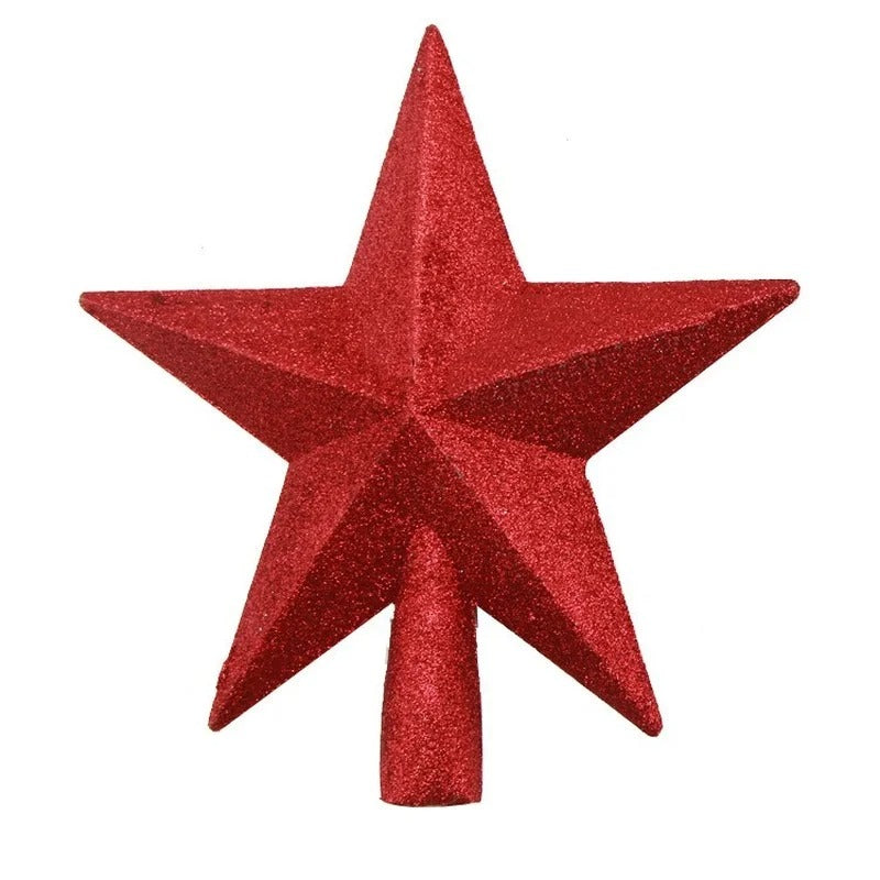 10/20/30cm Christmas Star Tree Top