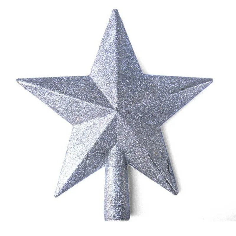 10/20/30cm Christmas Star Tree Top
