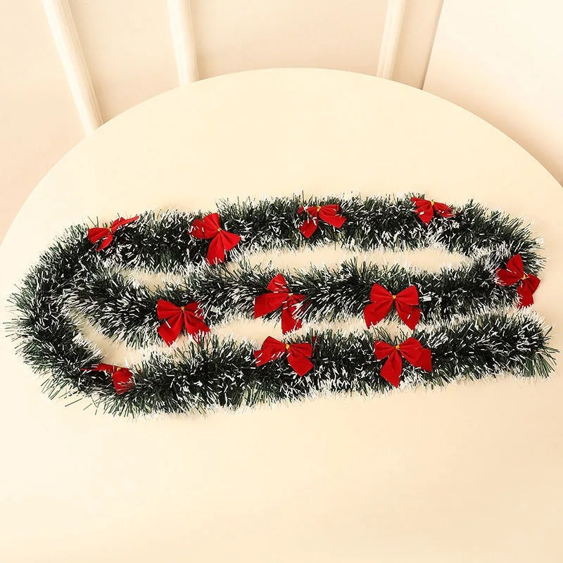 Decorative Tinsel with Bow