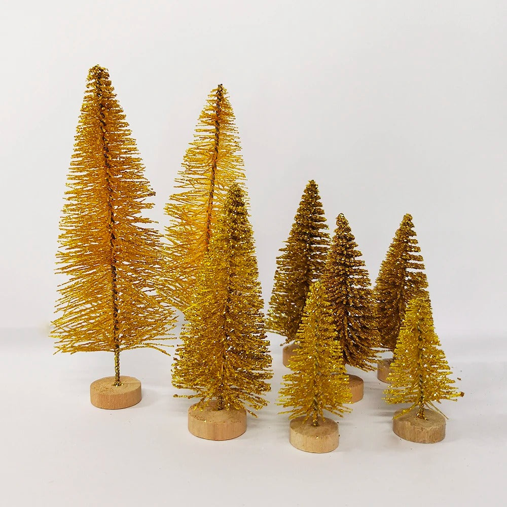 8 Pcs Mini Christmas Tree