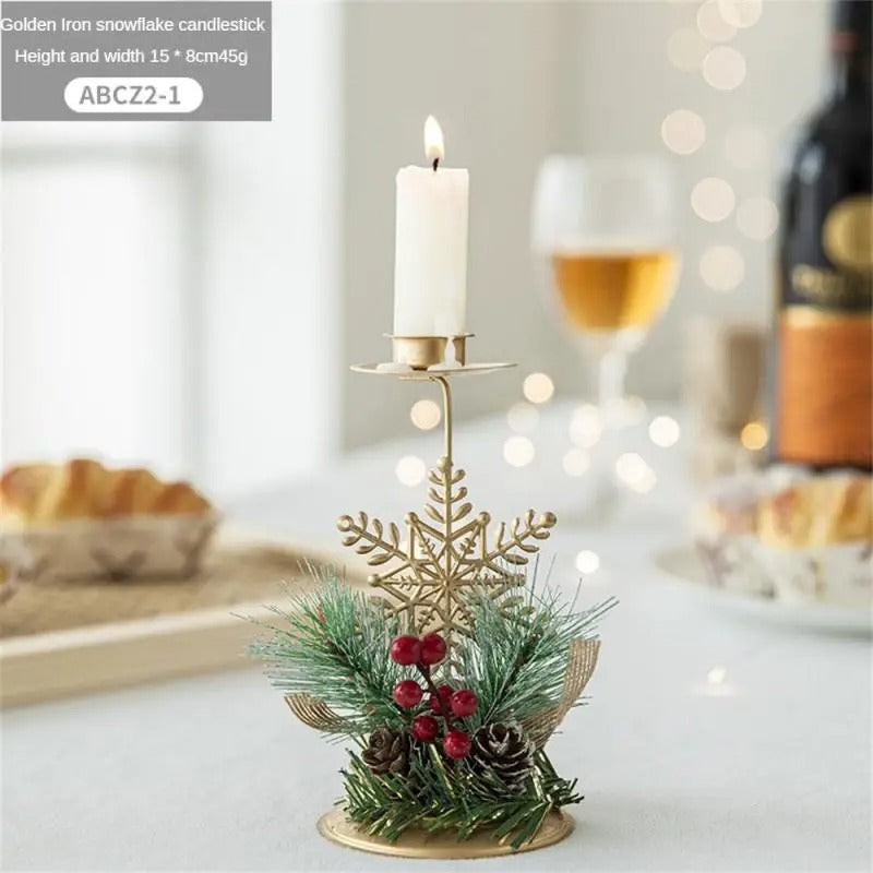 Christmas Snowflake Candle Holder