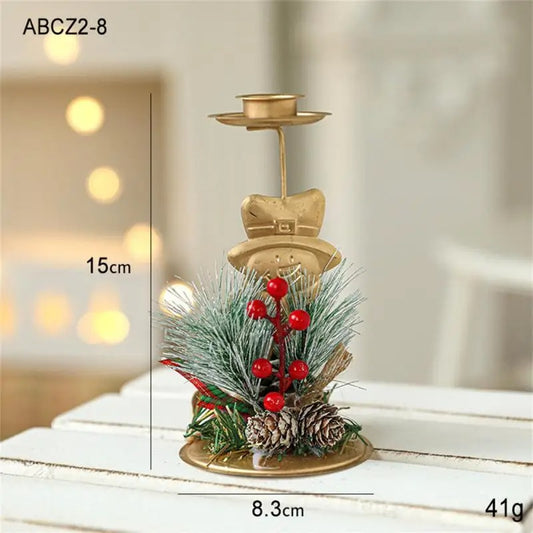 Christmas Snowman Candle Holder