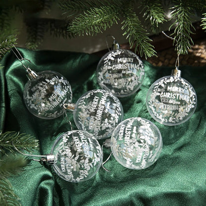 Decorative Christmas Baubles 6Pcs